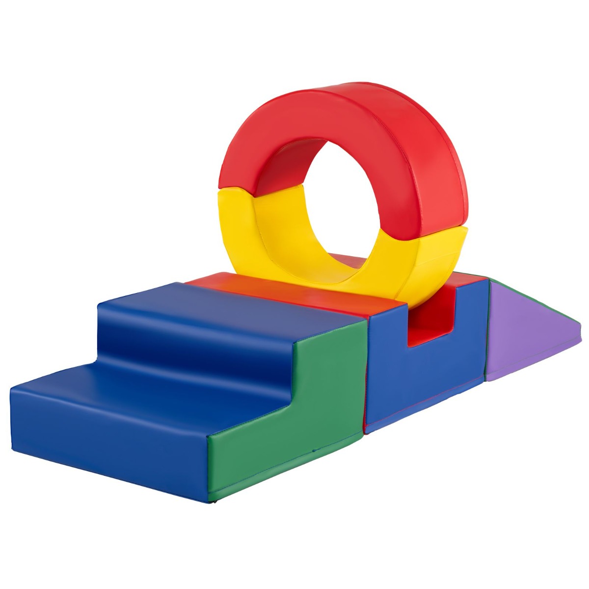 5-osalised lastele mõeldud ronimismänguasjad PU-nahast kattega - mitmevärvilised