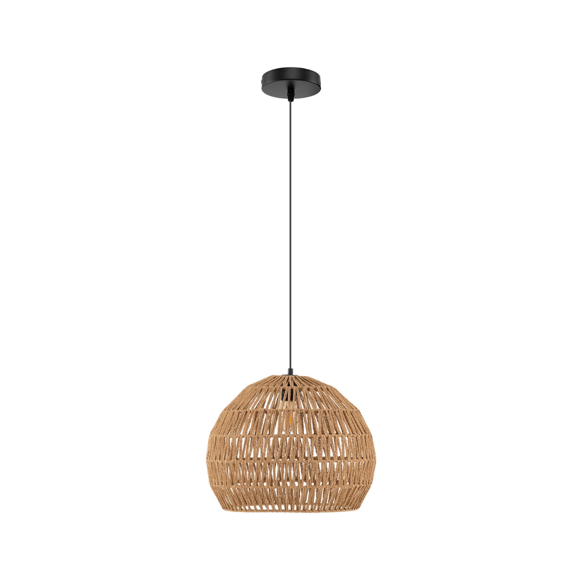 Punutud rippvalgusti boho laevalgusti reguleeritava riputuskõrgusega rippvalgusti kohv