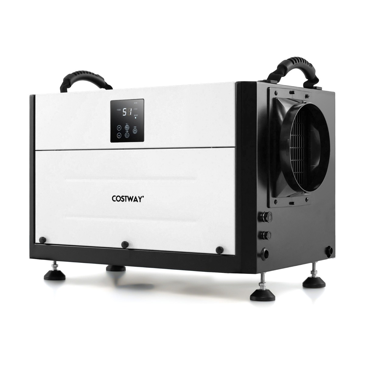 Õhukuivati 3 reiimiga 24h taimeriga ehituskuivati rippuv 2-ühes tööstuslik kuivatiseade valge