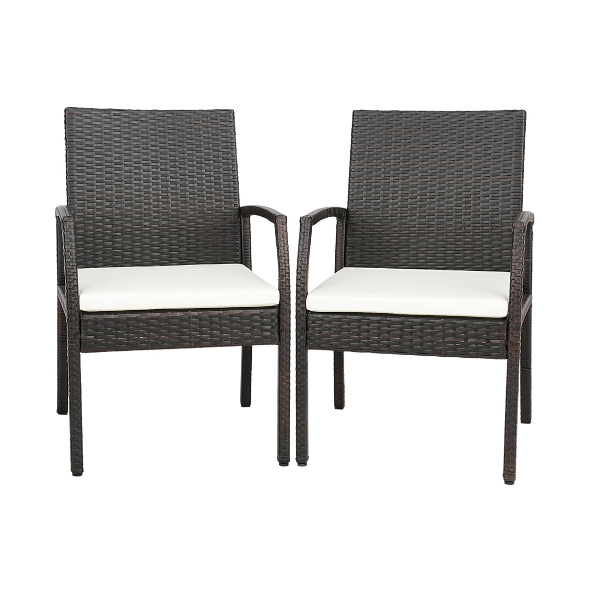 Pehme lukuga patjadega PE-rotangist toolid välitingimustes aeda mõeldud rotangist tool