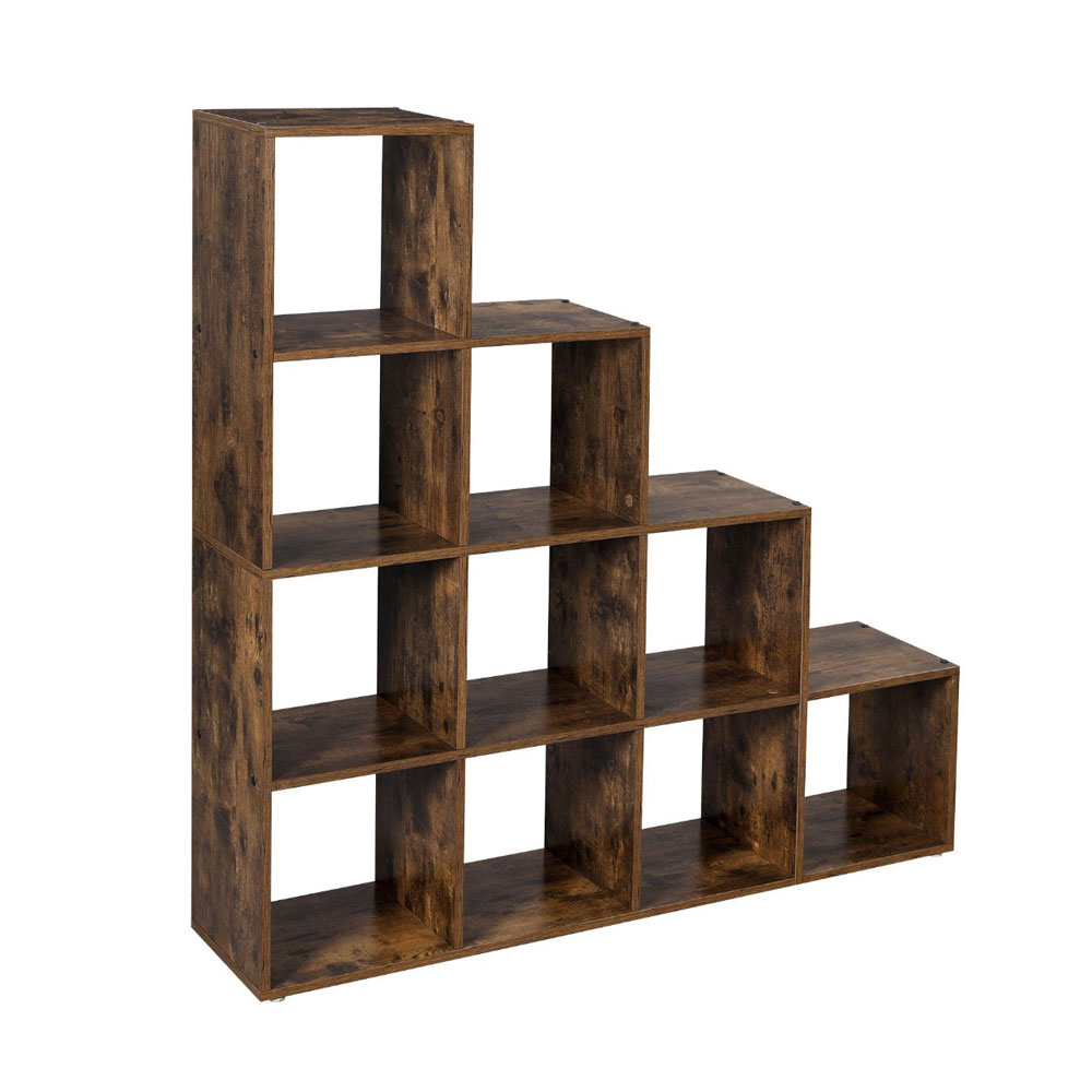 Raamaturiiul vintage pruun