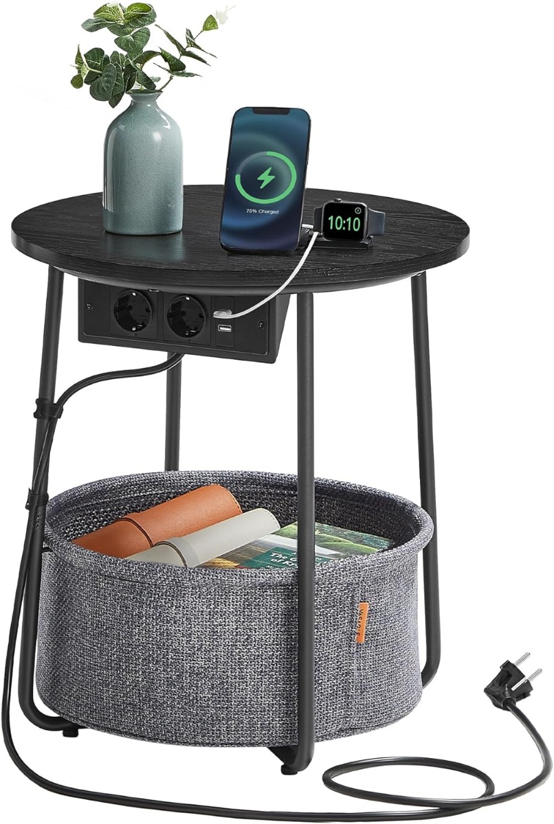 Abilaud pistikutega hall/must