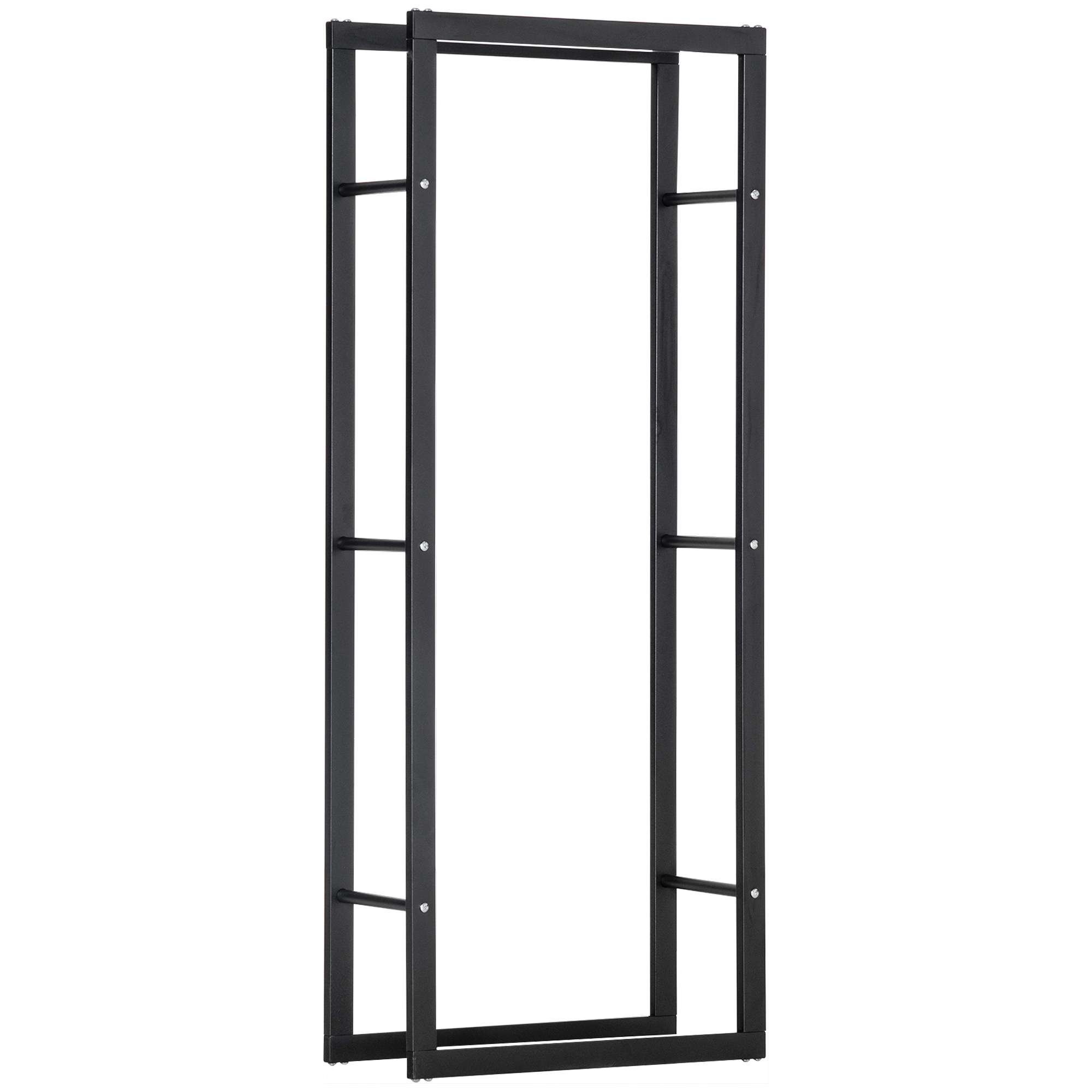 Küttepuude alus, küttepuude hoiustamiseks sise- ja välistingimustes, metallist, 60 x 25 x 150 cm