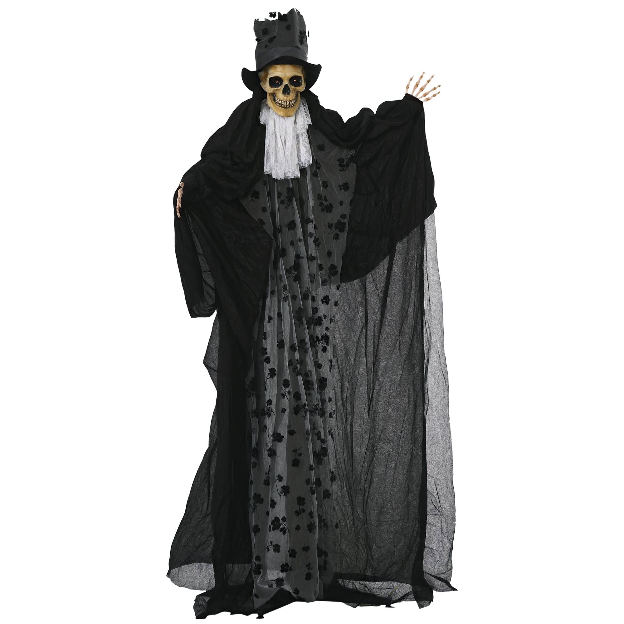 Halloweeni kaunistus kummituspeigmehega, eriefektide ja helifunktsiooniga, 115 cm x 65 cm x 189 cm
