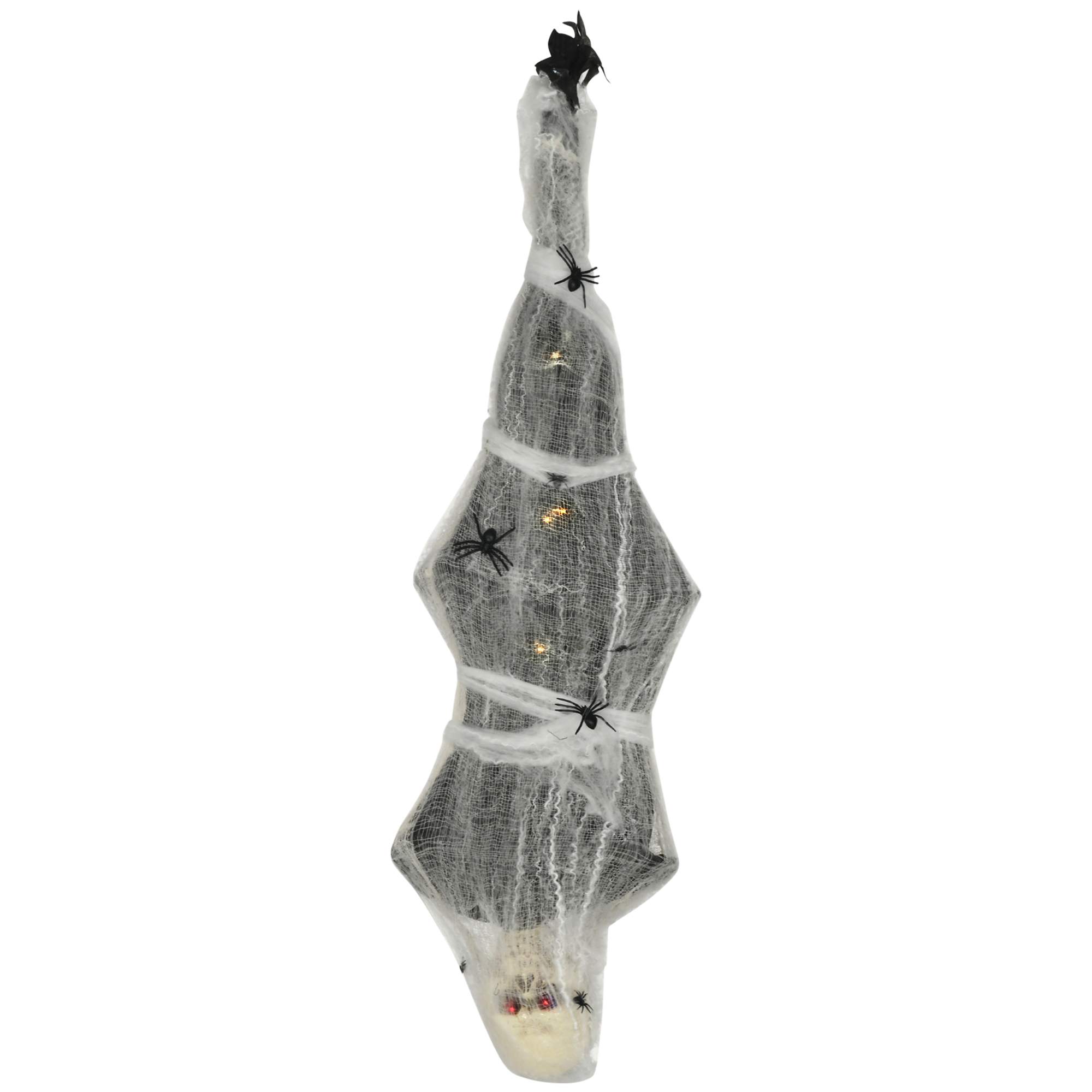 Halloweeni muumia, Halloweeni kaunistus, helifunktsioon, liikumisandur ja LED-tuled, 60 cm x 16 cm x 170 cm