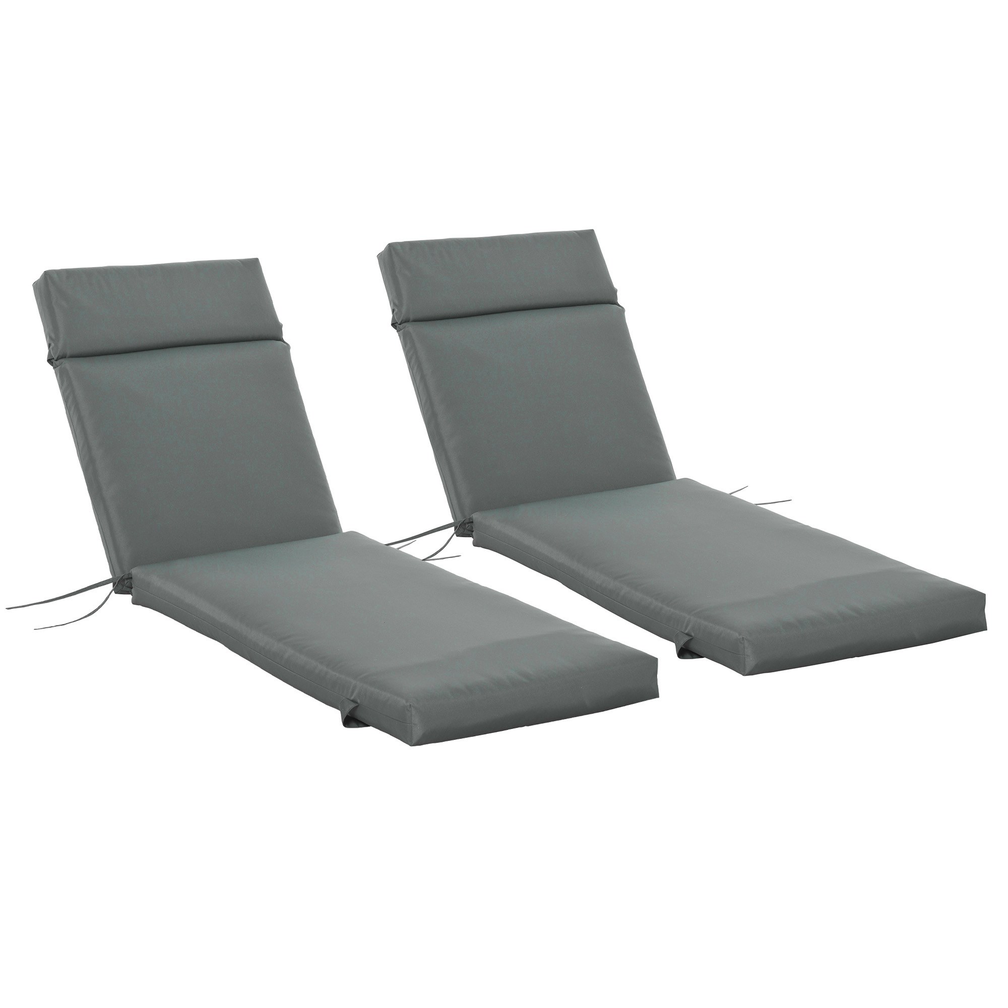 2 lamamistoolipadja komplekt, eriti paksud 8 cm aialapitspadjad, tumehall, ainult padjad.