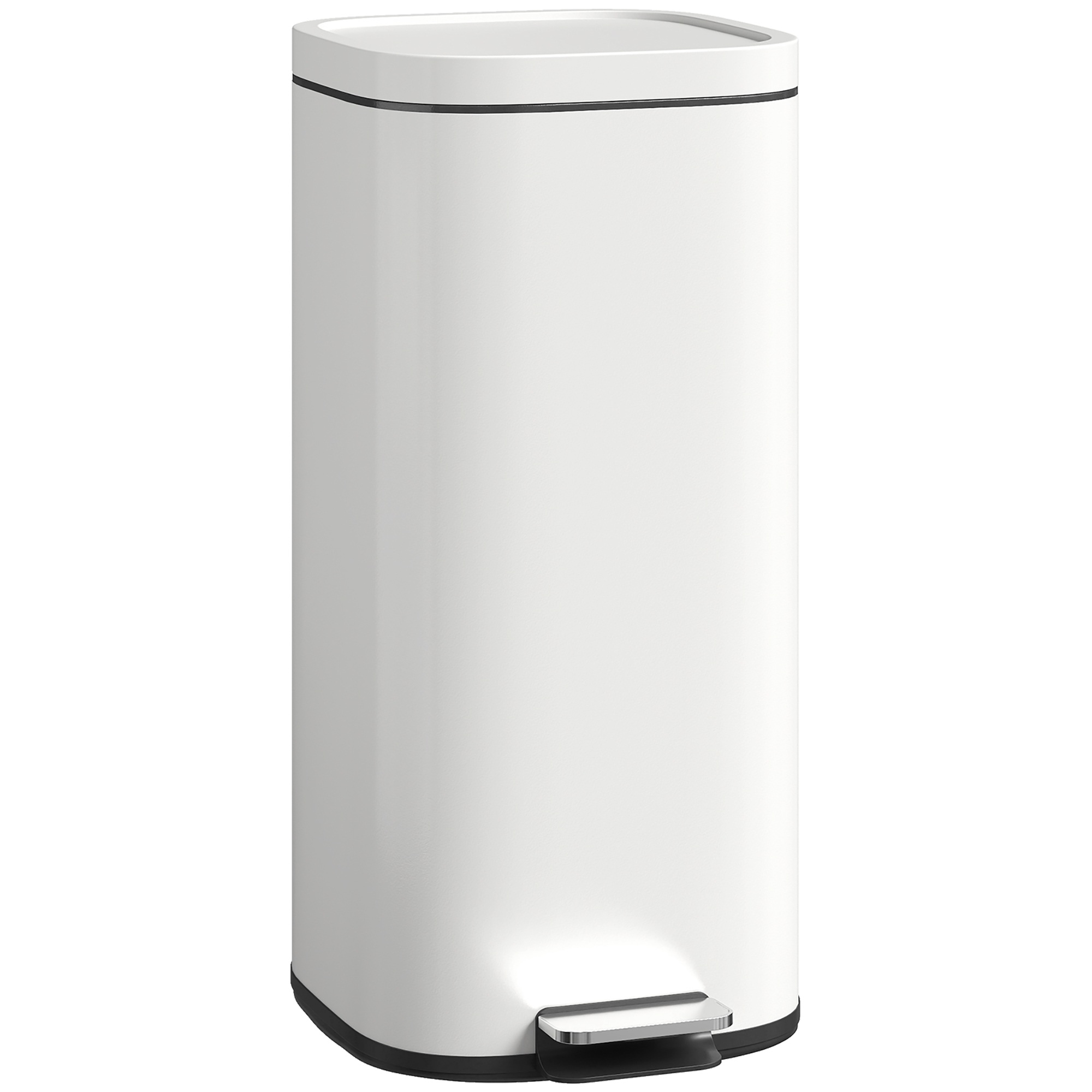 30L köögiprügikast pedaaliga kaanega, pehme sulgumise ja lahtihoidmise funktsiooniga kööki ja koju