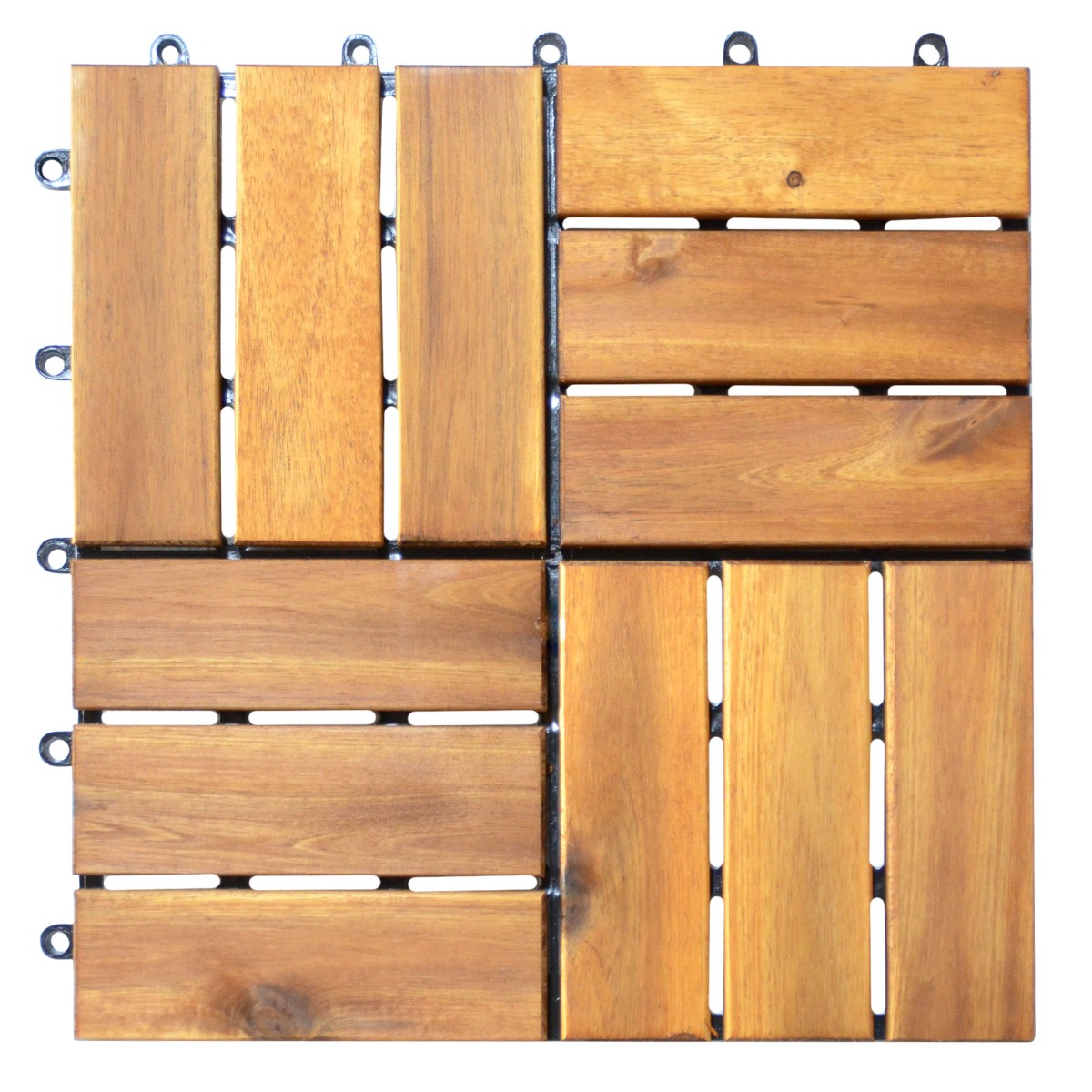 27-osaline Akaatsiapuidust terrassiplaat