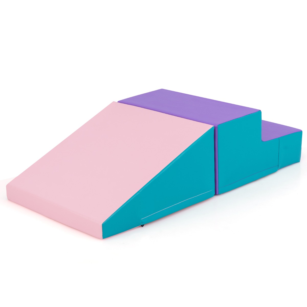 2-osaline laste vahtkummist klotside komplekt müramiseks ja ronimiseks pehmed klotsid hiigelklotsid sinine