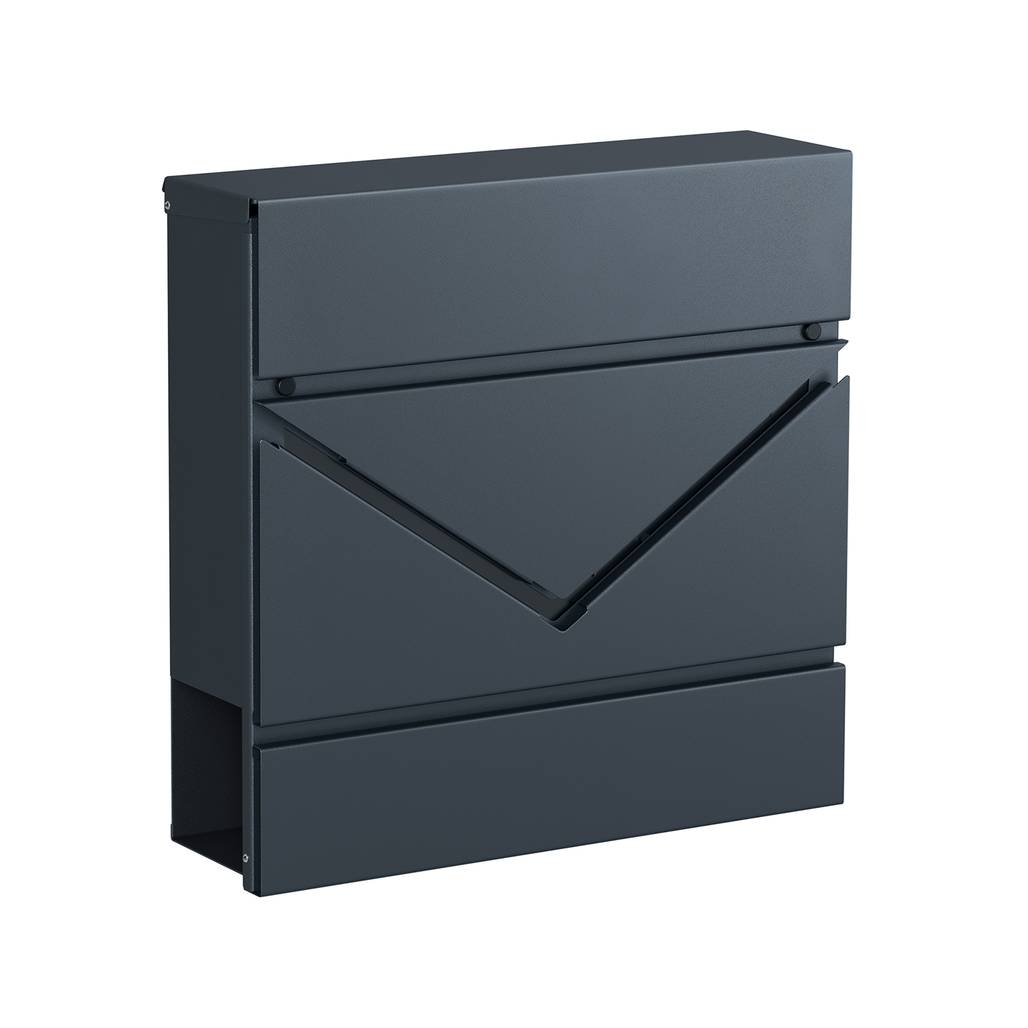 Postkast ajalehtede lahtriga