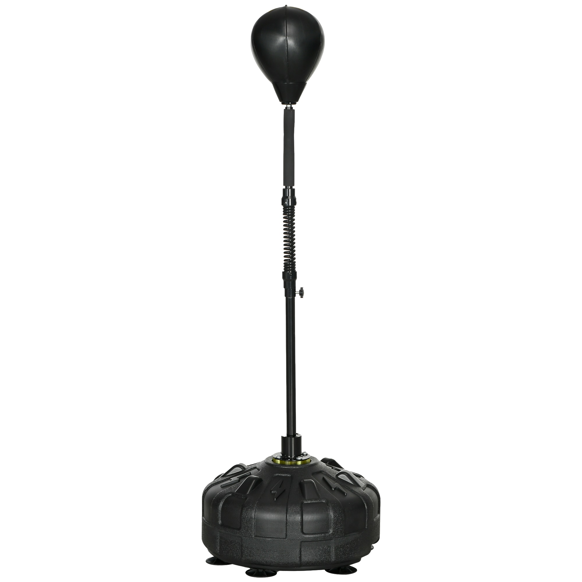 Poksipall, poksialus, kõrgus reguleeritav 145-180 cm, täidetav alus, must