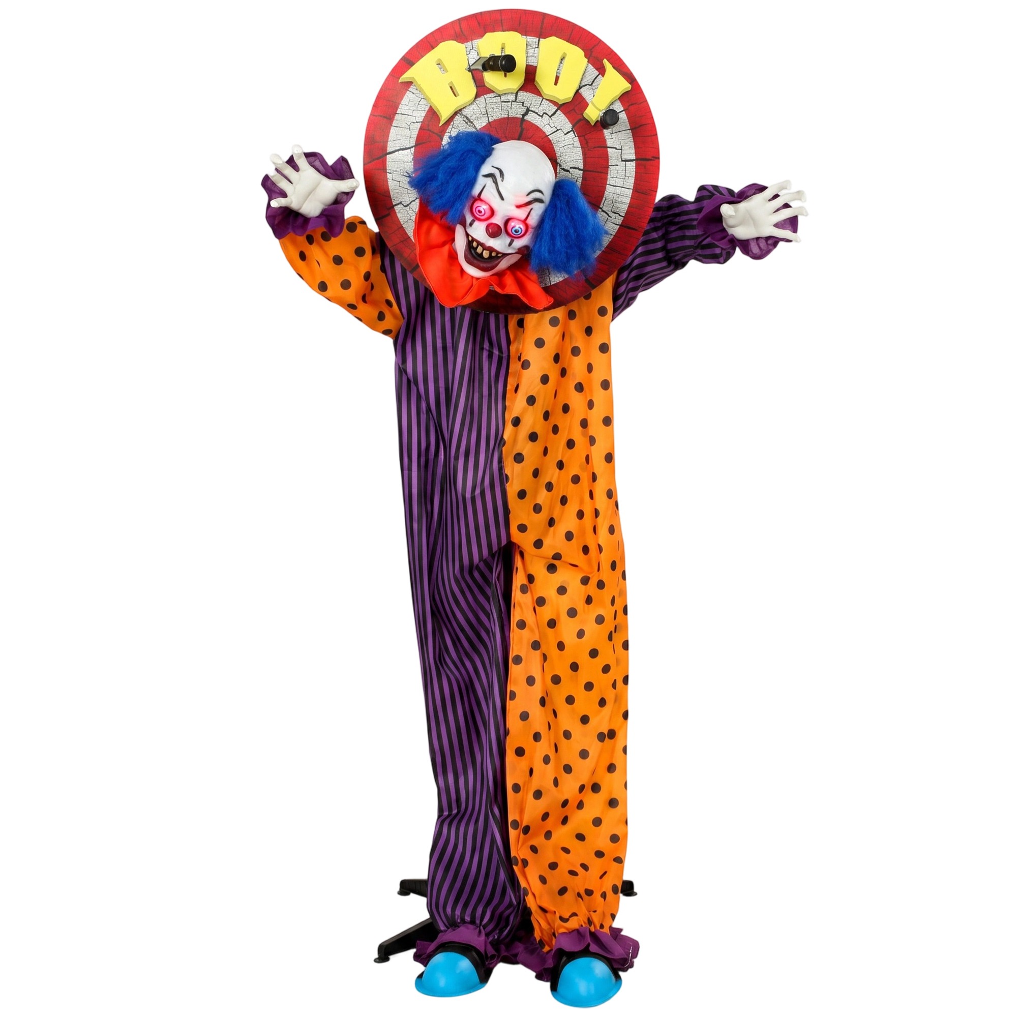 167 cm elusuuruses animeeritud halloweeni klouni kaunistus heli ja puutetundliku aktiveerimisega