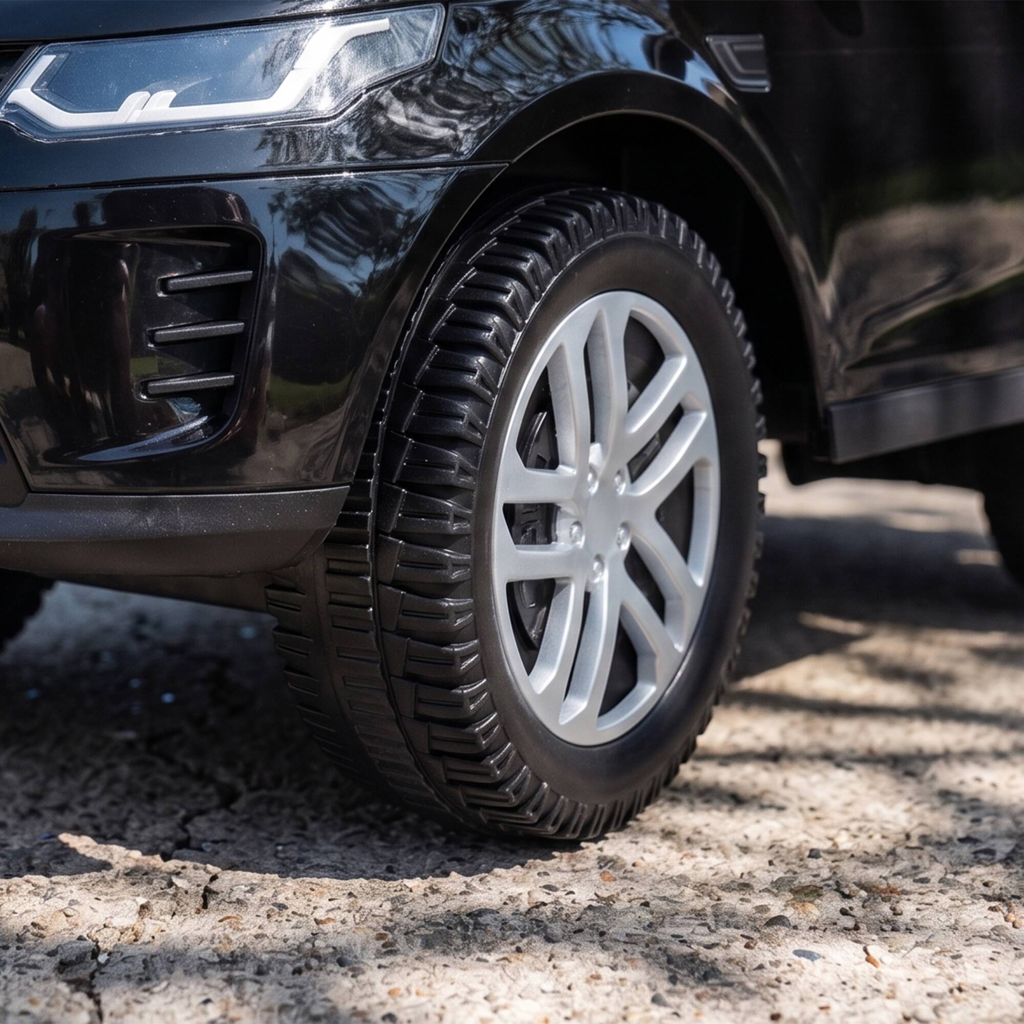 LAND ROVER DISCOVERY sõiduauto, mänguasi signaaliga, mootorihäältega, istme all panipaigaga, 18-36 kuud, must