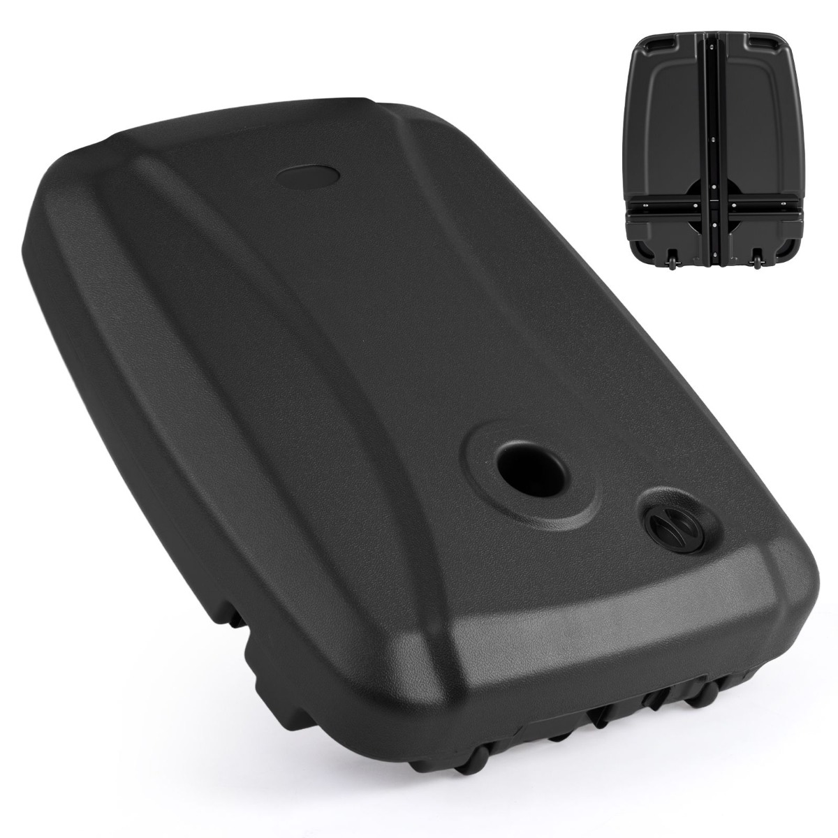 Rõdu päikesevarju alus ratastega, ristialusega, HDPE-st, täidetav vee ja liivaga, terrassile ja aeda.