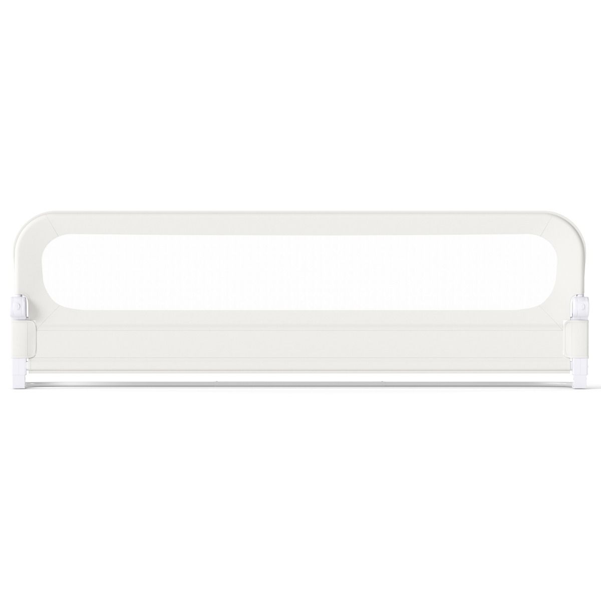 Kokkupandav voodipiire Oxfordi kattega, valge