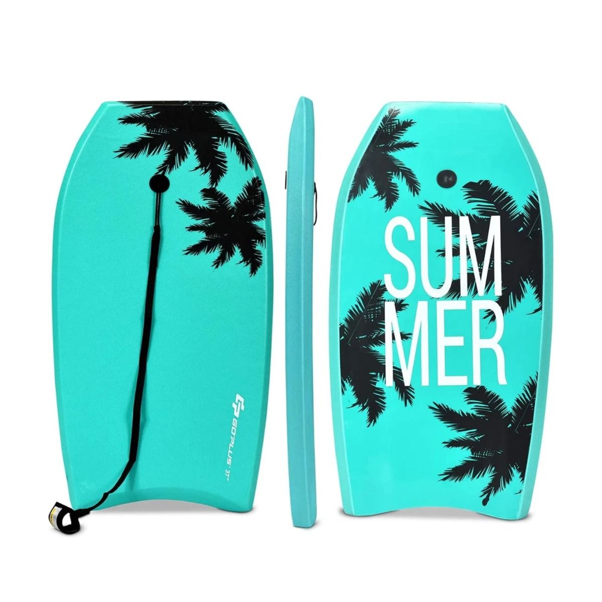 Ujuvlaud kereplaat (Bodyboard) ja lainelaud randa (94x47x5 5 cm) roheline