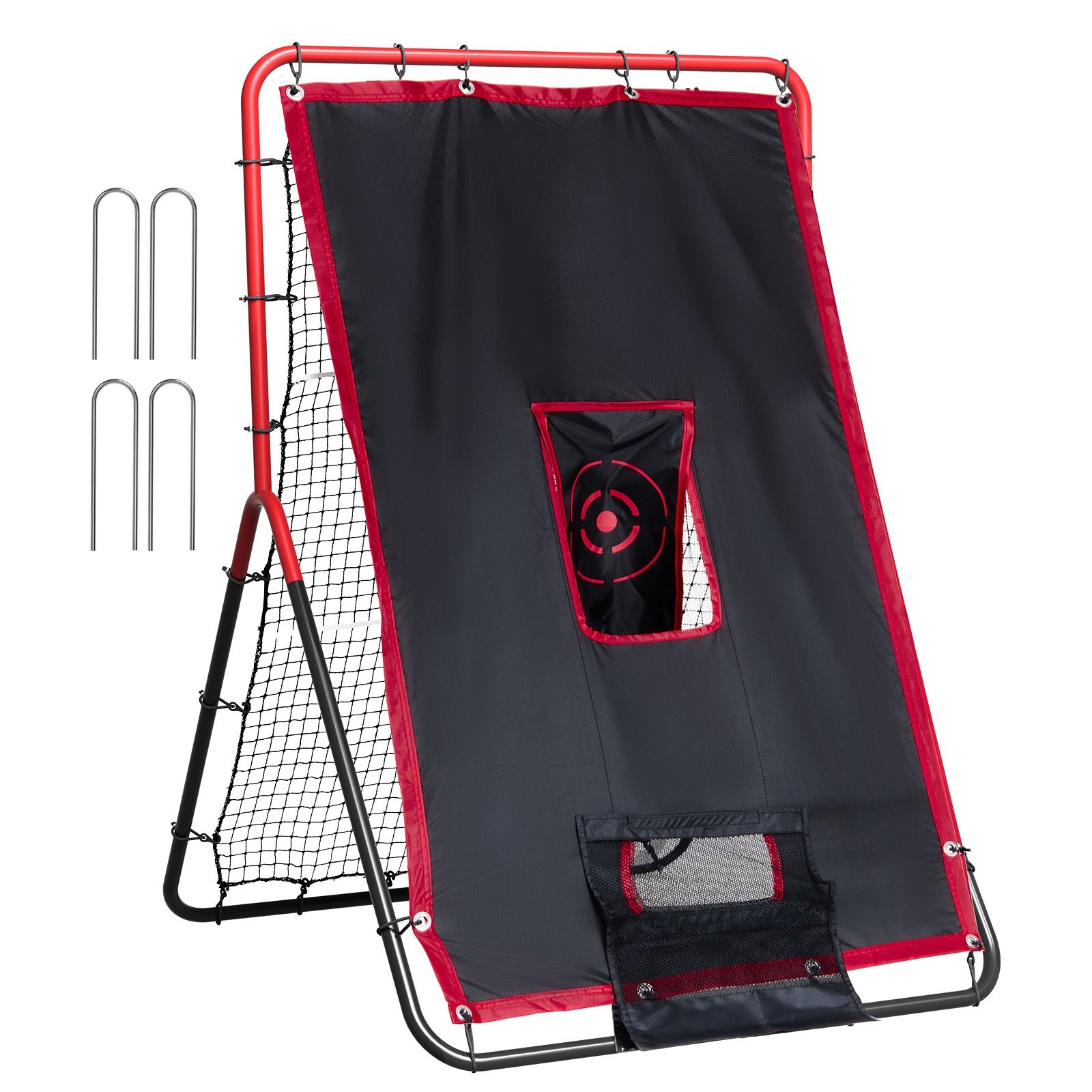 Pesapalli ja pehmepalli tagasilöögivõrk, 1,1 m x 1,4 m
