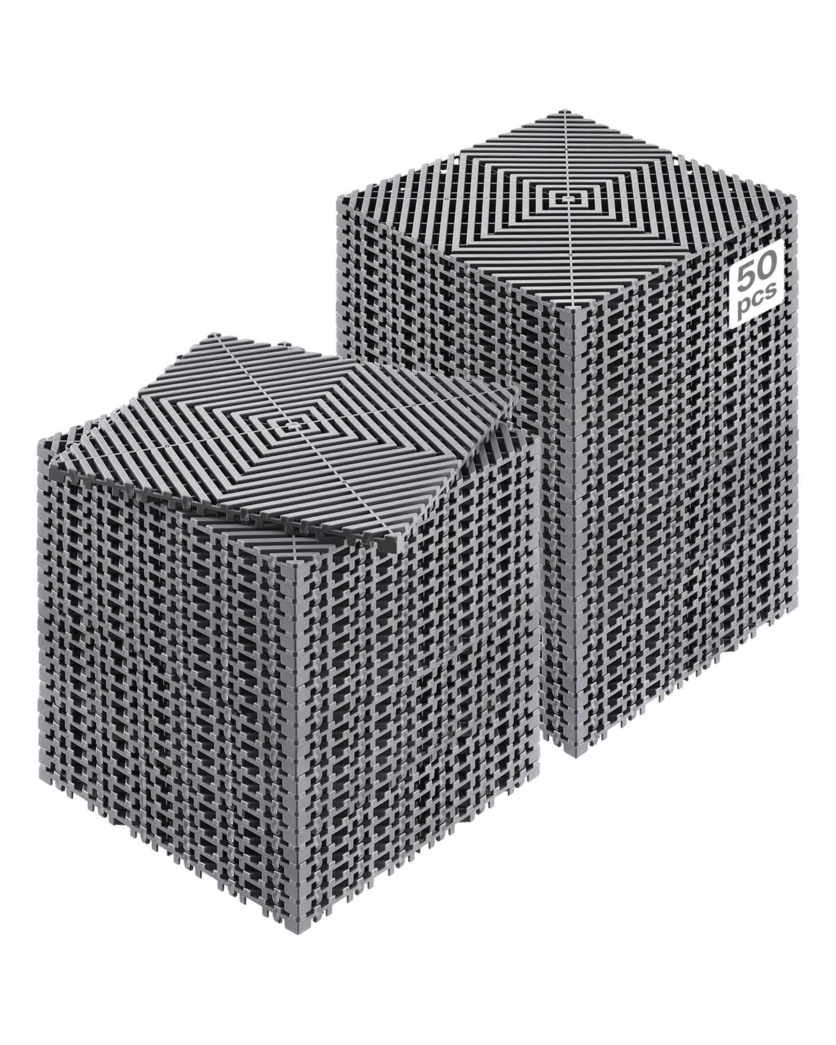 Omavahel ühendatav drenaažimatt, 12” x 12” modulaarne omavahel ühendatav padi