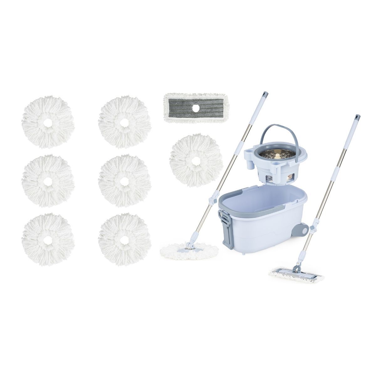 Mopikomplekt 7 ümmarguse ja 1 ristkülikukujulise kattega