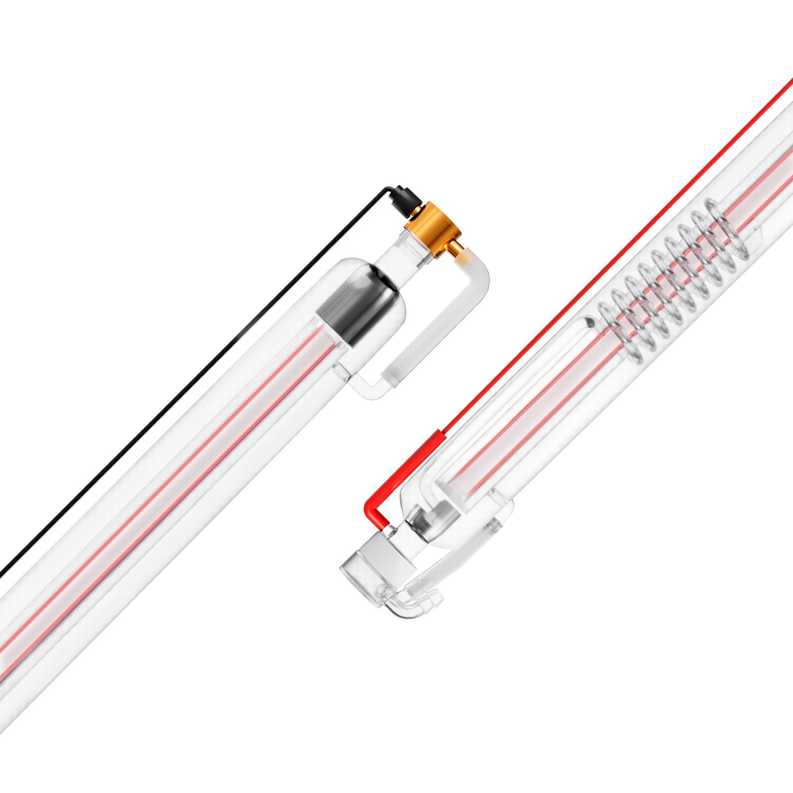 CO2 lasertoru, 60 W, pikkus 1250 mm, läbimõõt 55 mm