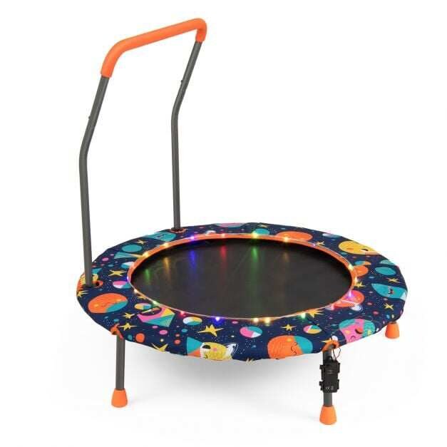 φ92 cm laste batuut Mini batuut lastele mitmevärvilise LED-valgustusega