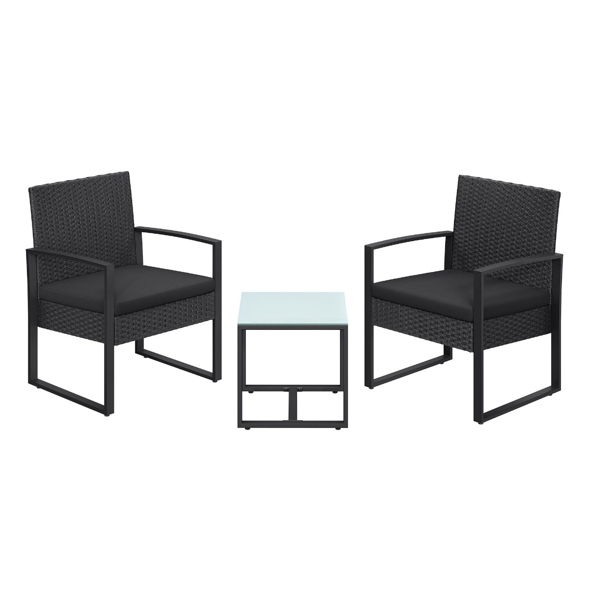 Aiatoolid 2tk koos lauaga must