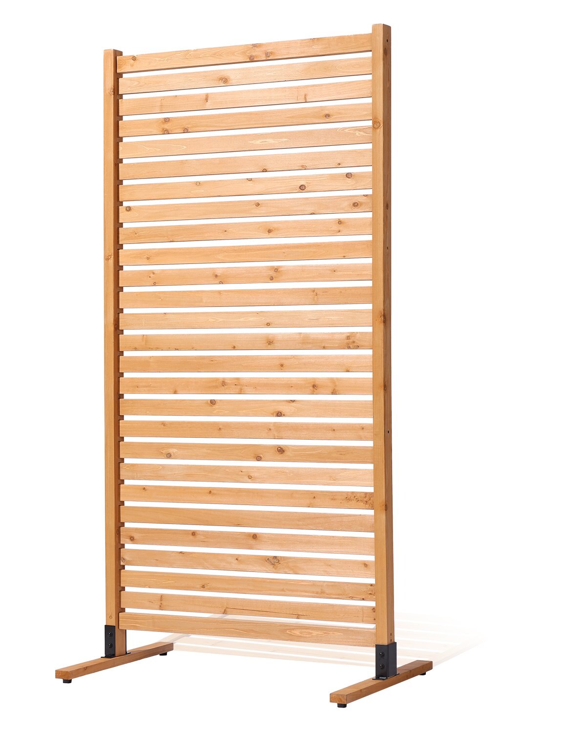 Õue privaatsussirm, puit, 186 x 38 x 6 cm