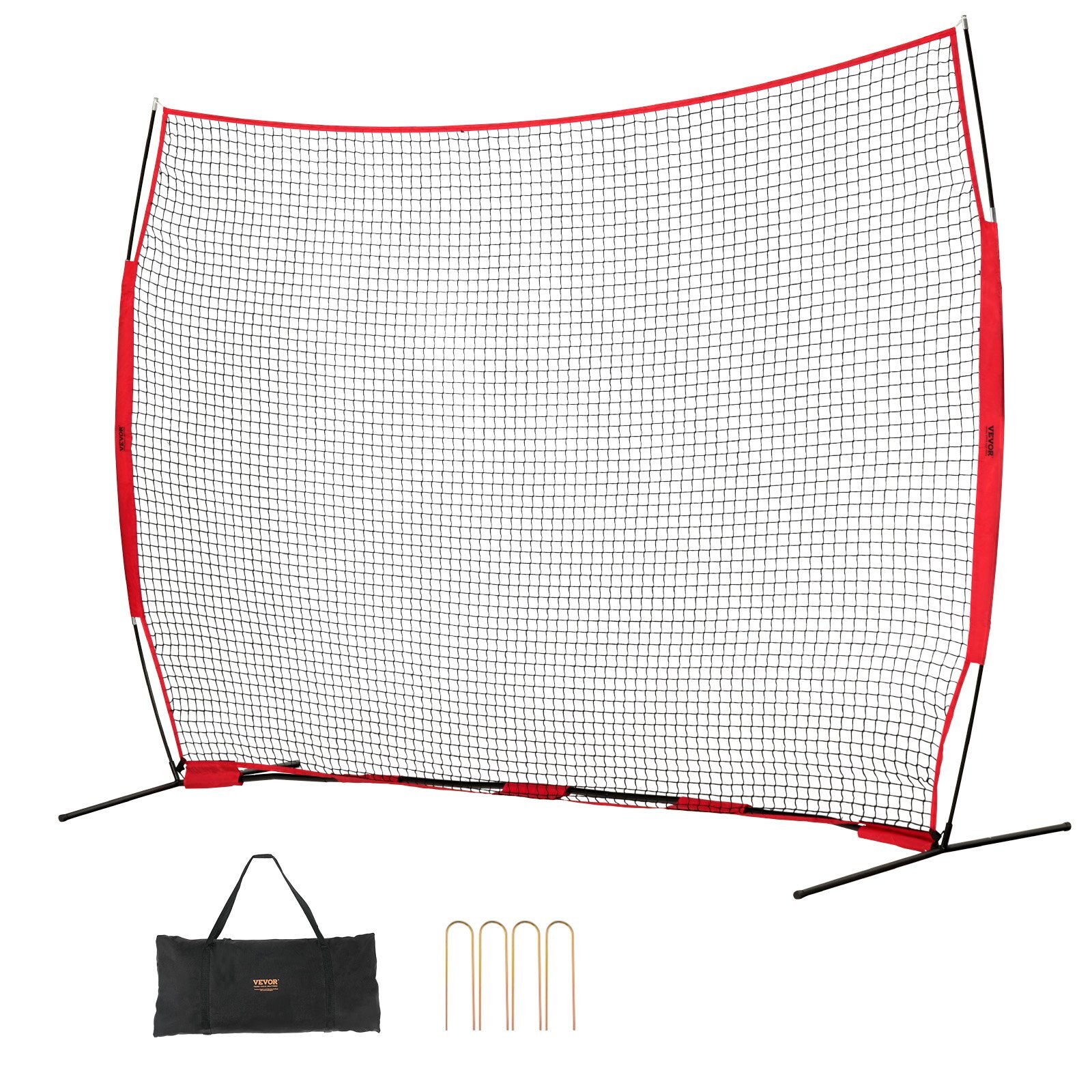 Barricade Backstop Net, 12x9 jalga pallimängude tõkkevõrk, kaitseekraan pesapalli
