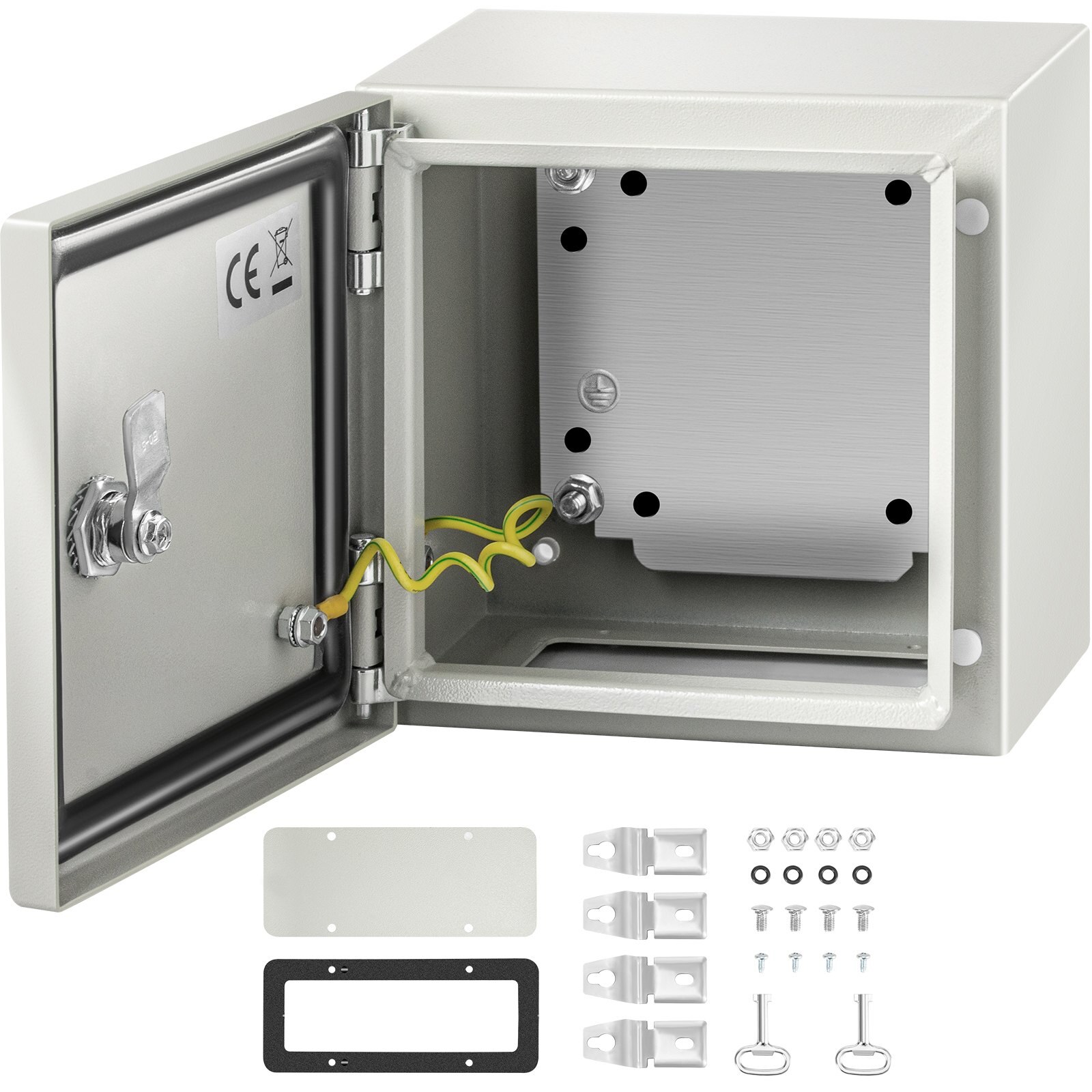 NEMA terasest korpus, 20x20x15 cm NEMA 4X terasest elektrikarp