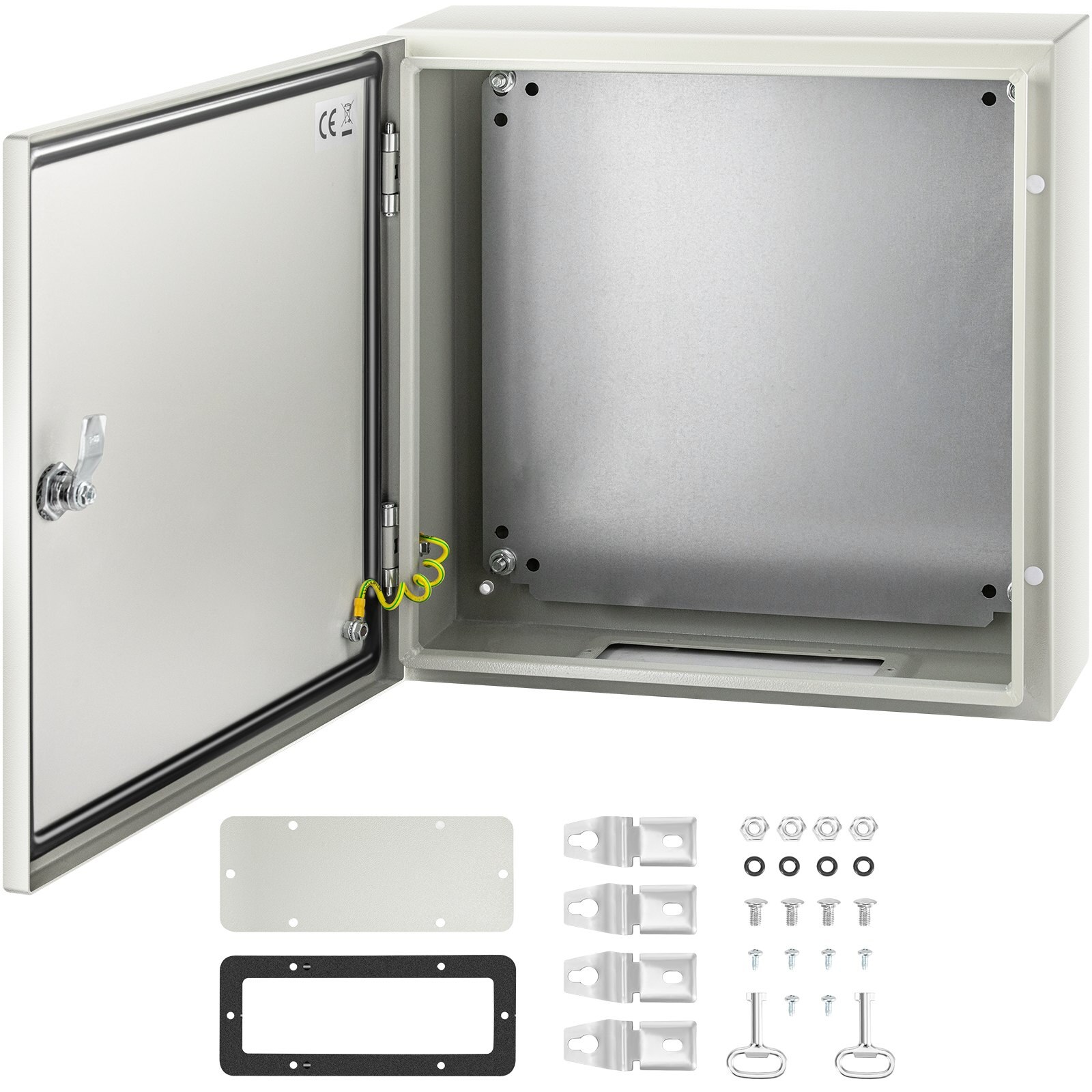 NEMA terasest korpus, 40x40x15 cm NEMA 4X terasest elektrikarp