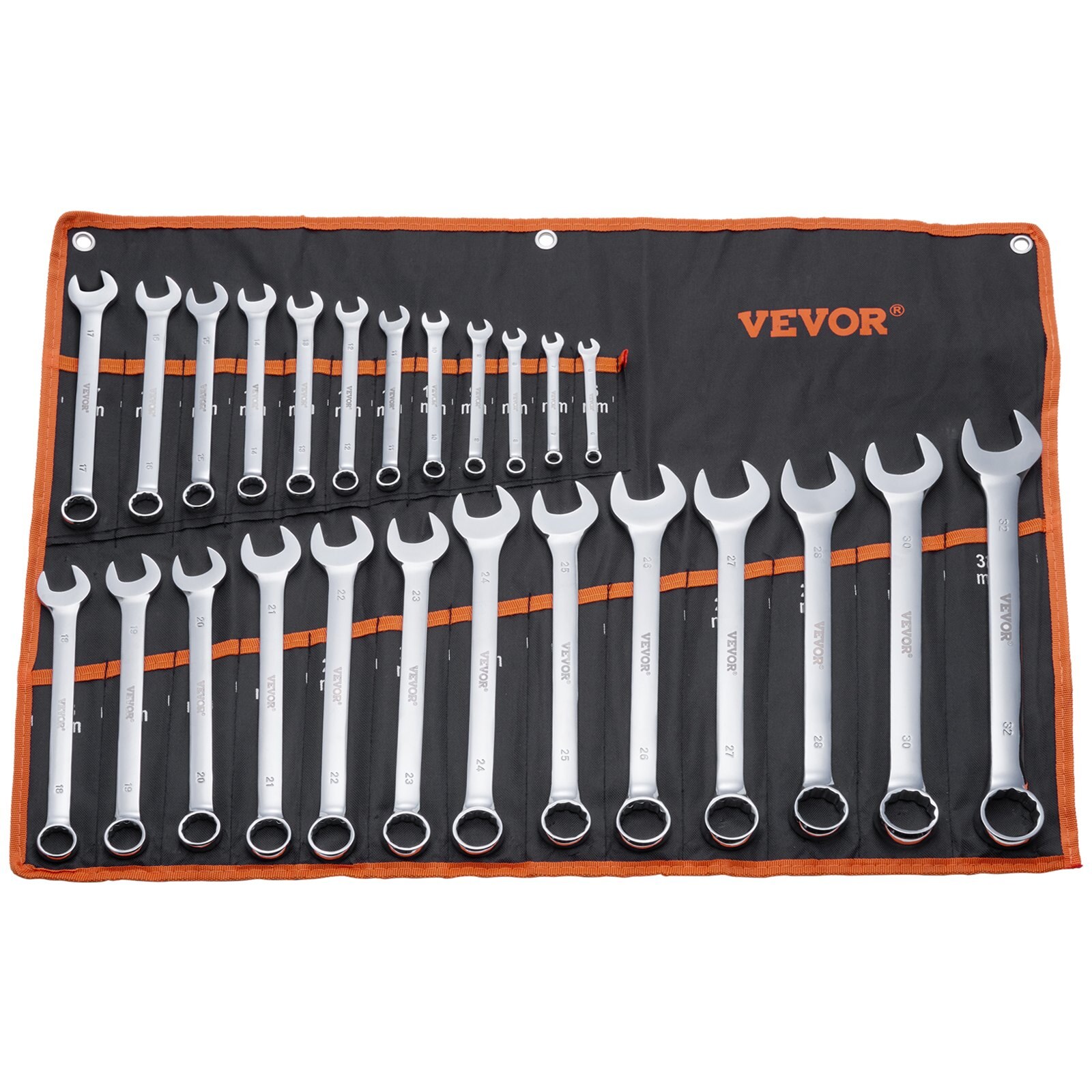 Kombineeritud mutrivõtmete komplekt, ideaalne üldiseks majapidamiseks