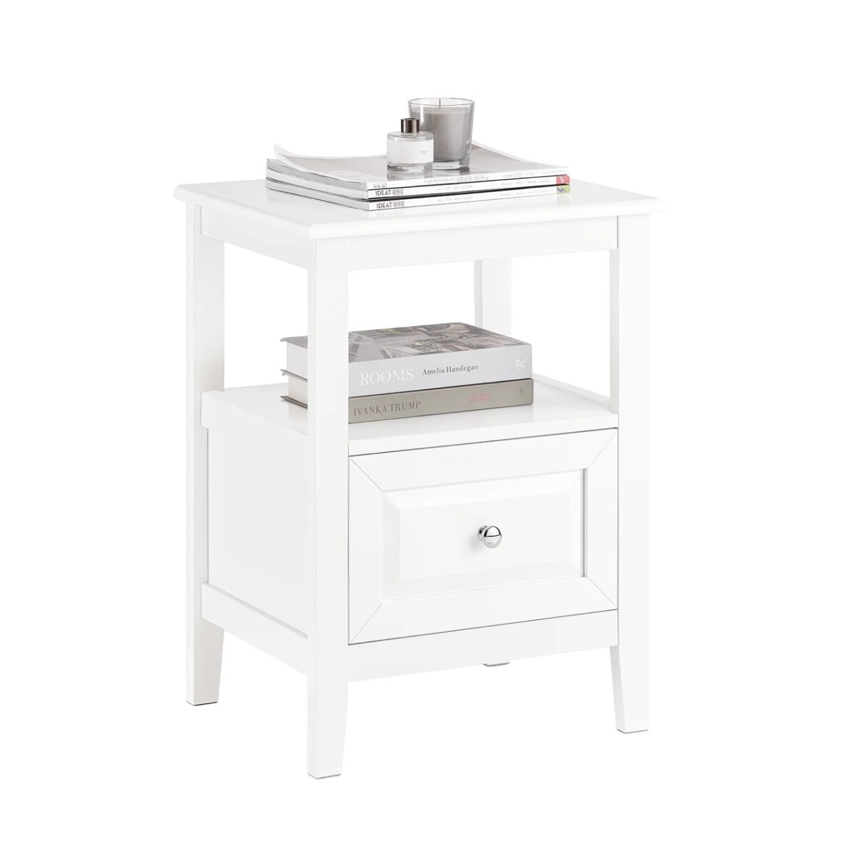 Abilaud/öökapp 45x35x60cm valge