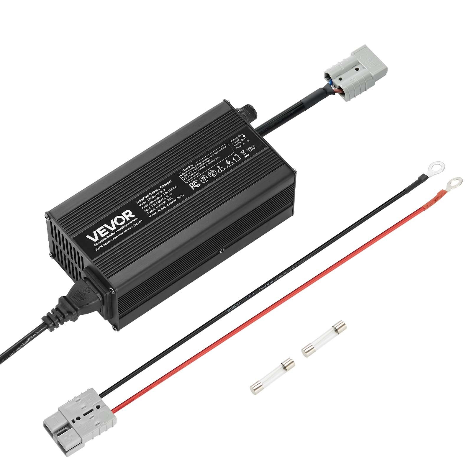 12 V 20 A liitiumaku laadija, 14,6 V, AC-DC LiFePO4 nutikas laadija