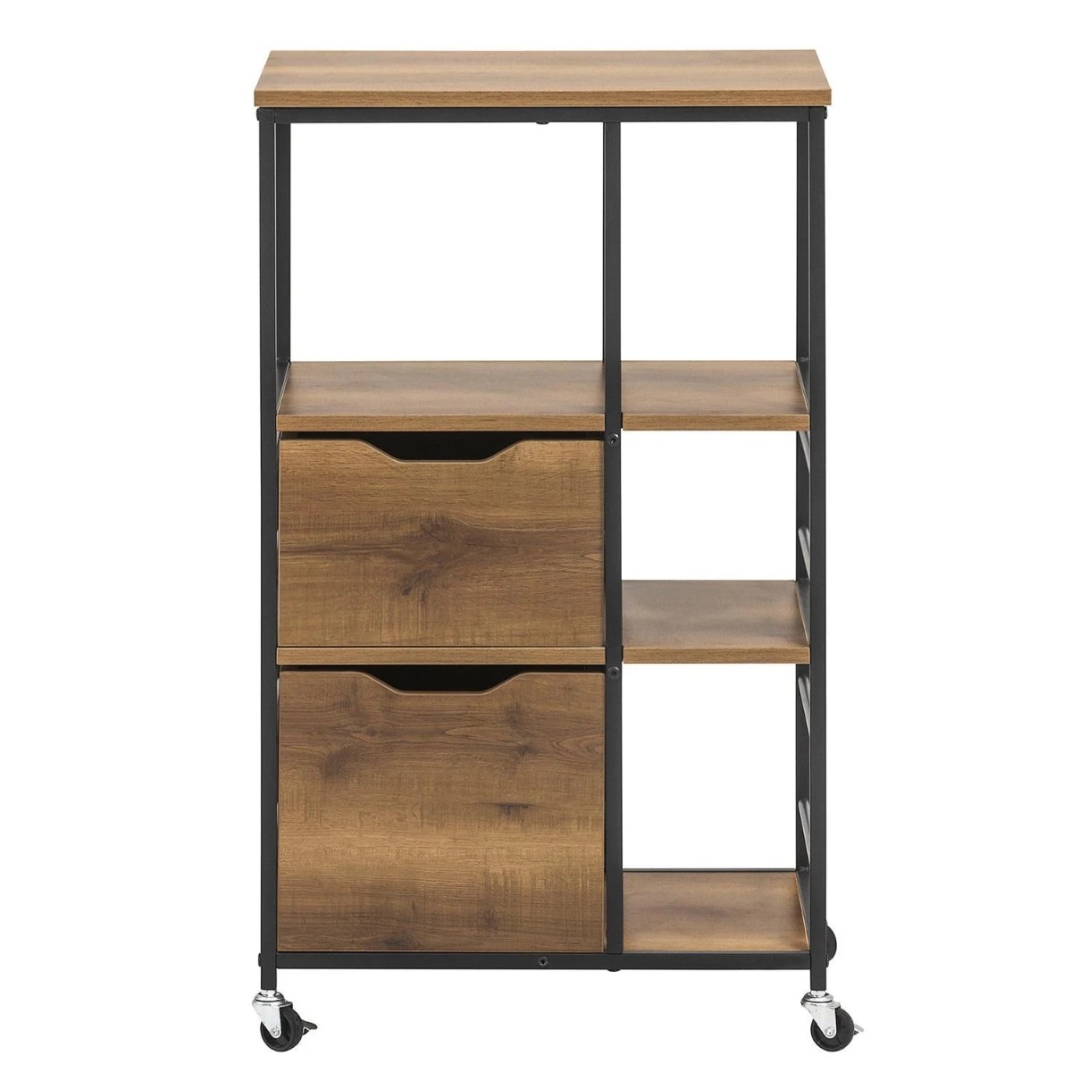 Köögiriiul FKW111 pruun/must