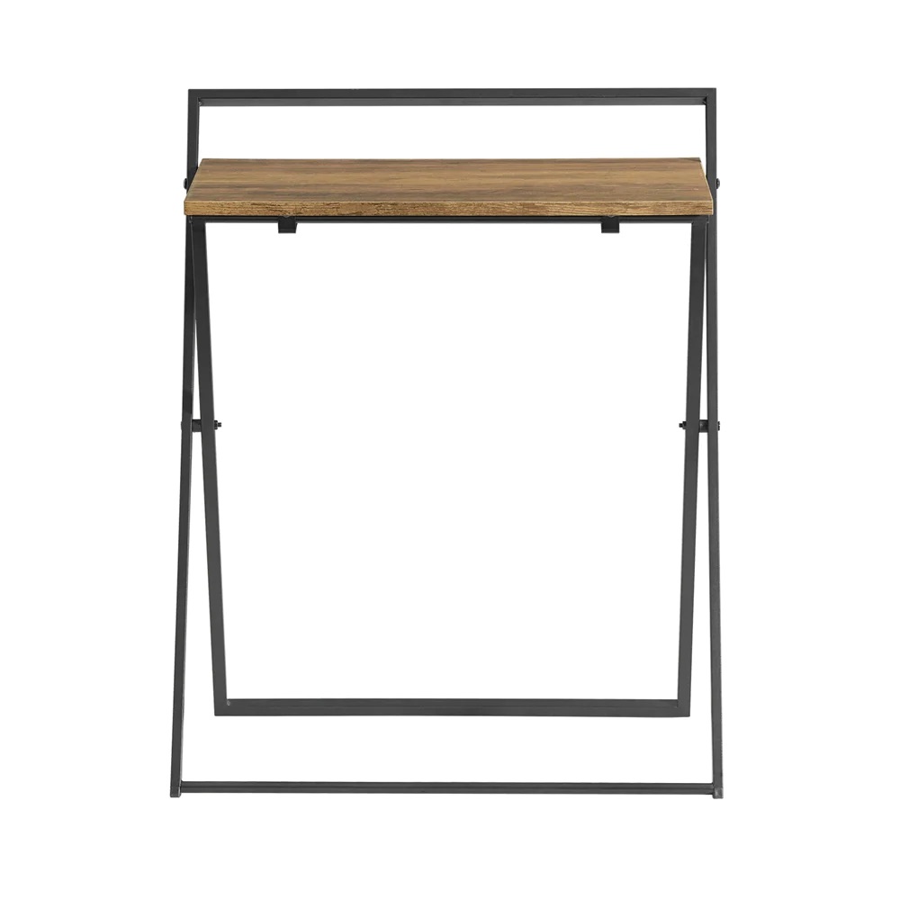 Kirjutuslaud kokkupandav FWT88 helepruun/must