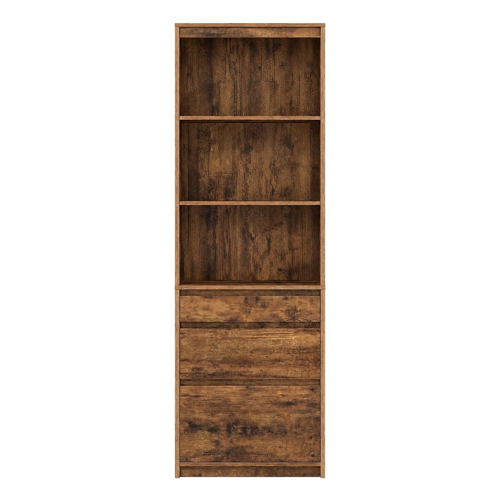 Laste Montessori riiul 5 lahtriga, 30 x 112,2 x 65 cm, valge