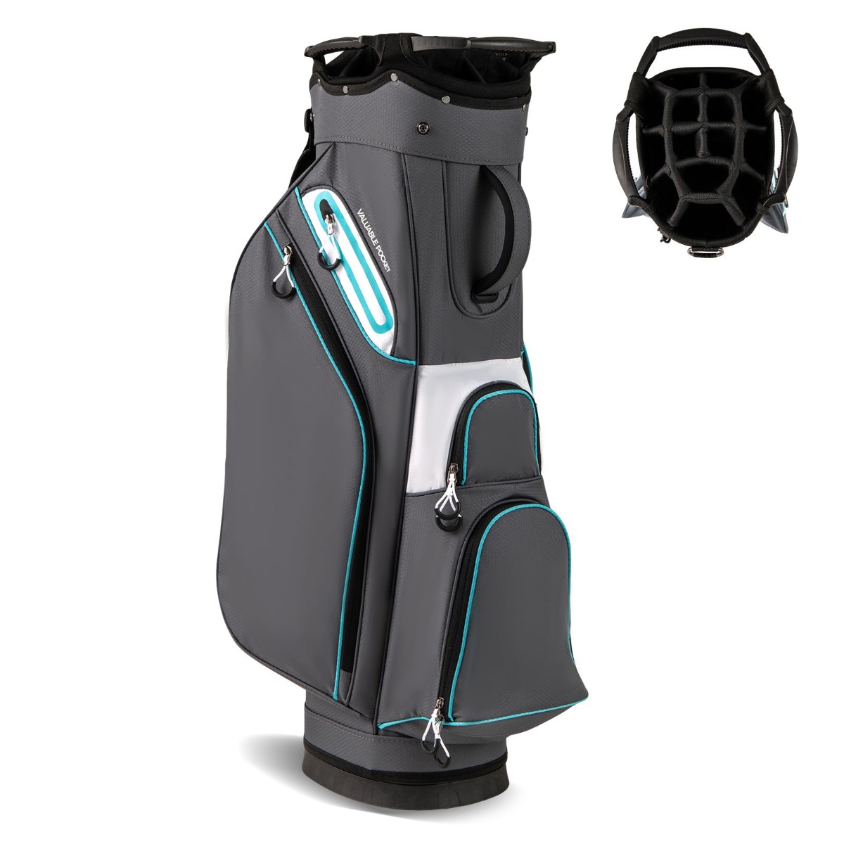 Golfikott kerge golfikäru kott 14-osalise jaotusega veekindel golfikott hall