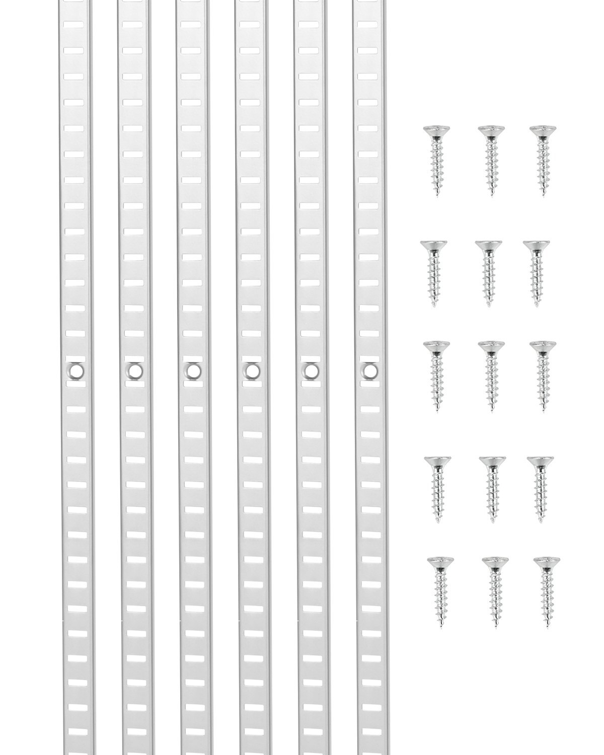 Riiulipilaster, 1,8 m 20 tk pakis, reguleeritavad riiuliklambrid