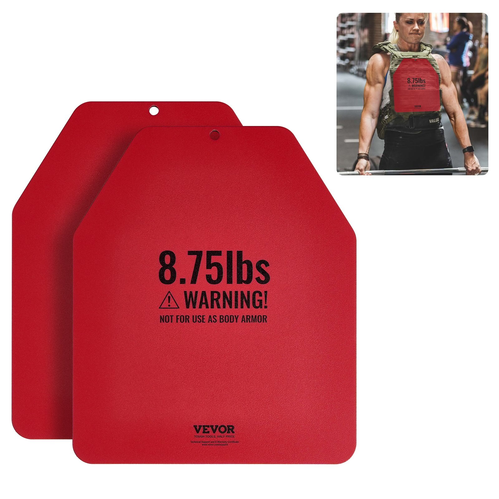 Raskusvesti kettad, 4 kg paari, esmaklassilisest terasest raskuskettad, kontuuriga ergonoomiline sobivus - WOD-id, lisaraskus vestidele, jõutreeninguks, jooksmiseks, fitnessiks, rasketeks treeninguteks