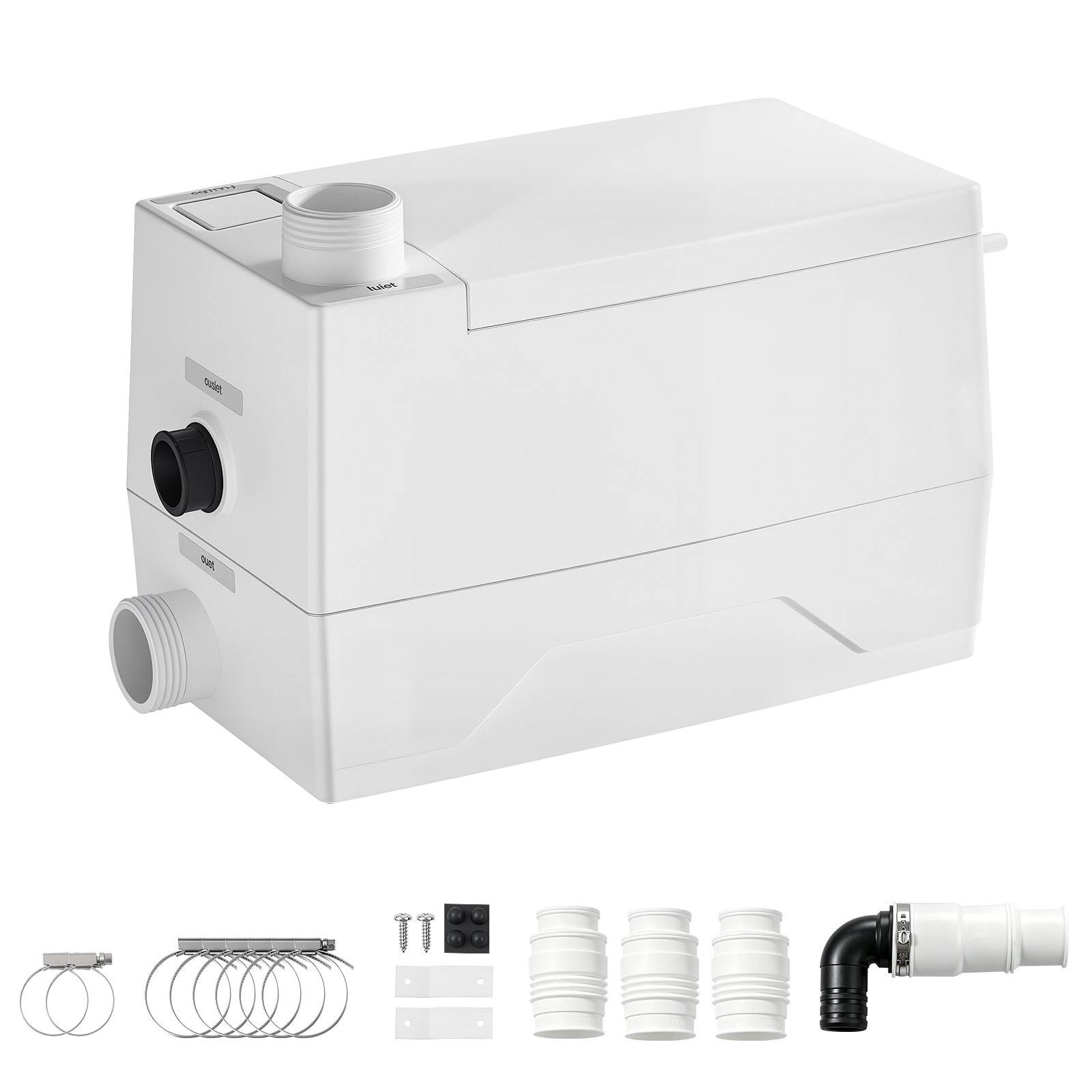 Valamupump 350 W 7200 l/h vooluhulk 8 m drenaažipump, reovee äravooluseade 3 sisselaskeavaga