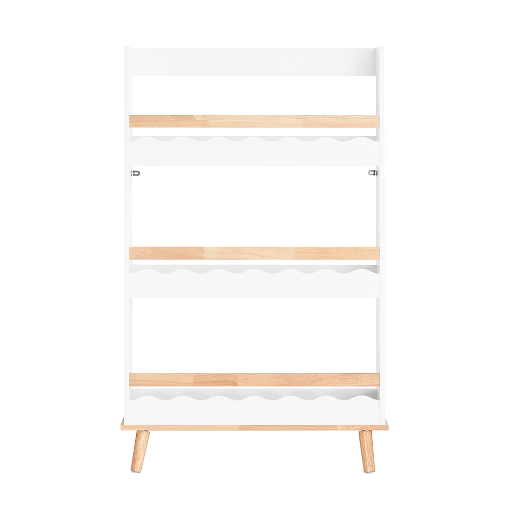 Lastetoa põrandariiul KMB77 valge/beez