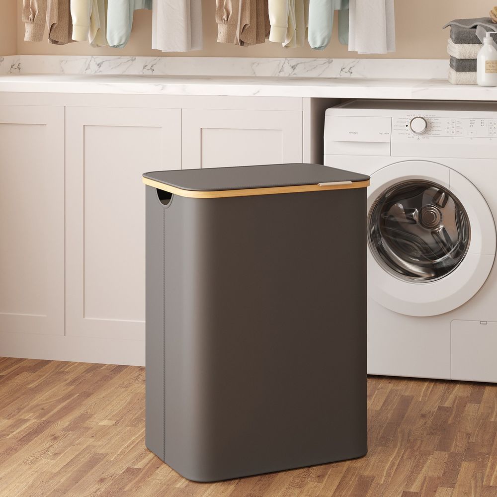 Pesukorv, pesukoguja kaanega, 130 L