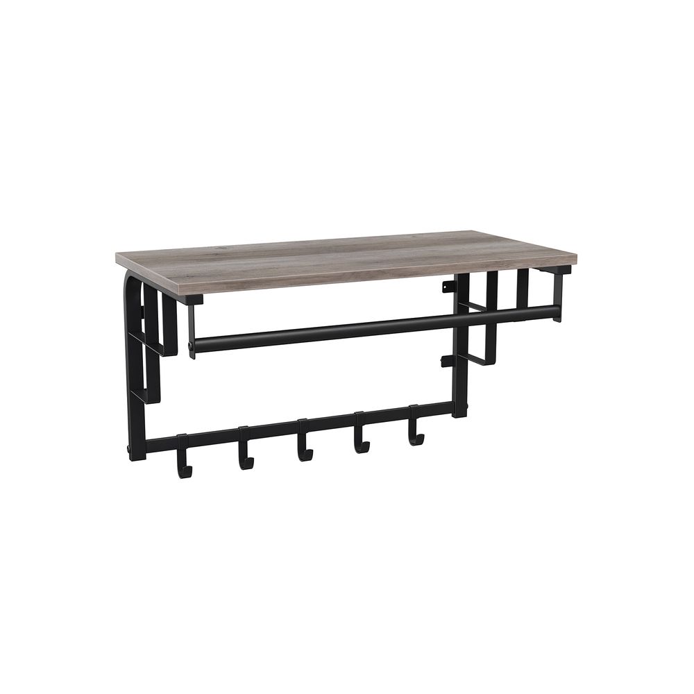 Riidenagi greige/must