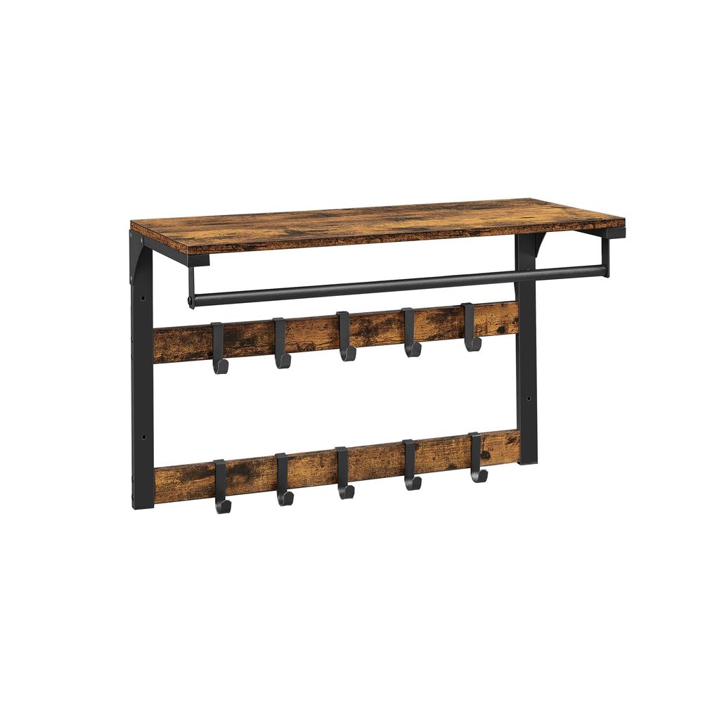 Riidenagi 30 x 80 x 42 cm vintage pruun/must