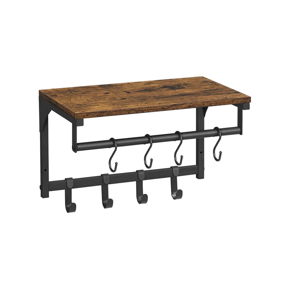 Riidenagi 40 x 24 x 24 cm vintage pruun/must