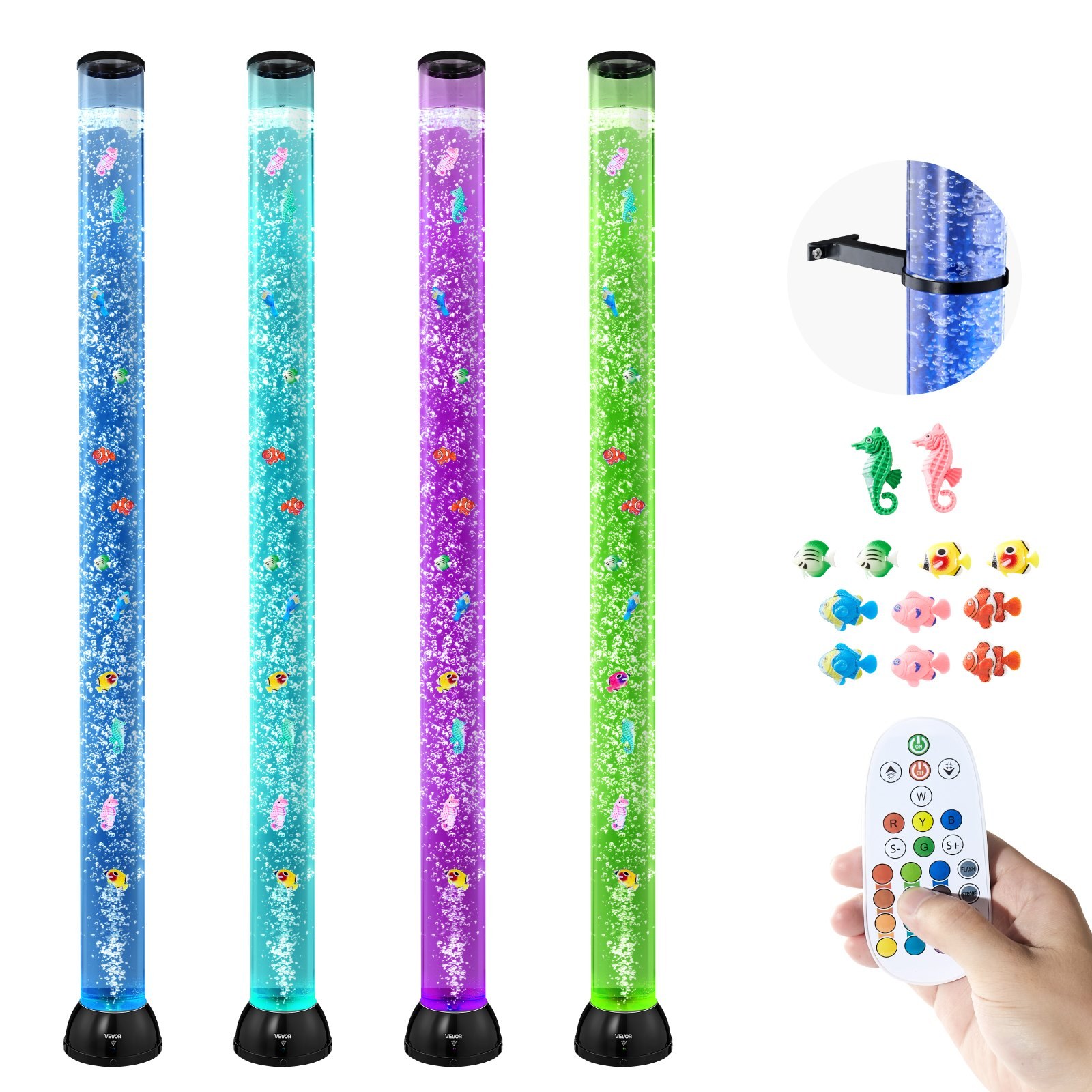 Mullitoruga lamp 16 värvi 150 cm sensoorne akvaariumilamp rahustavaks leevenduseks