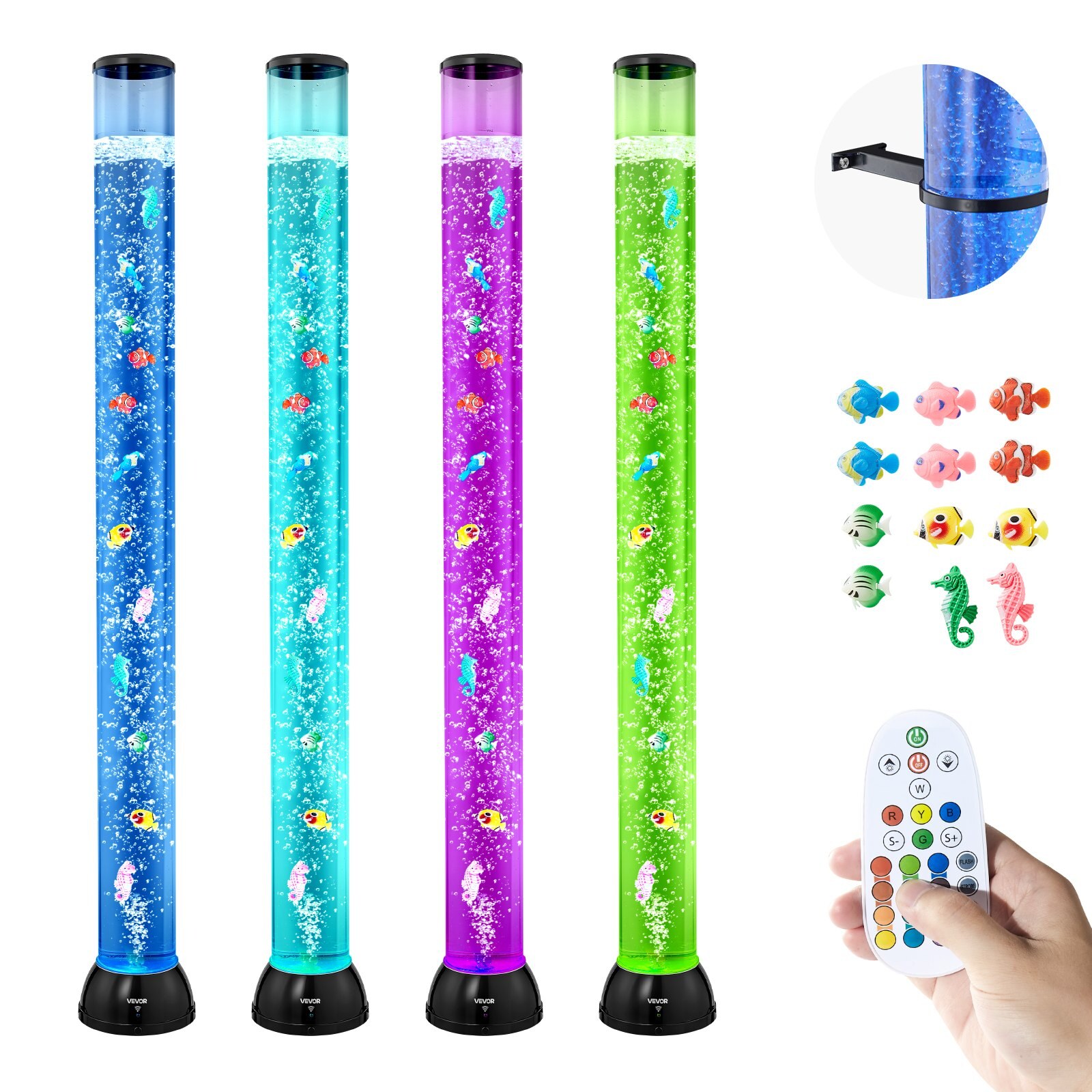 Mullitoruga lamp 16 värvi 120 cm sensoorne akvaariumilamp rahustavaks leevenduseks