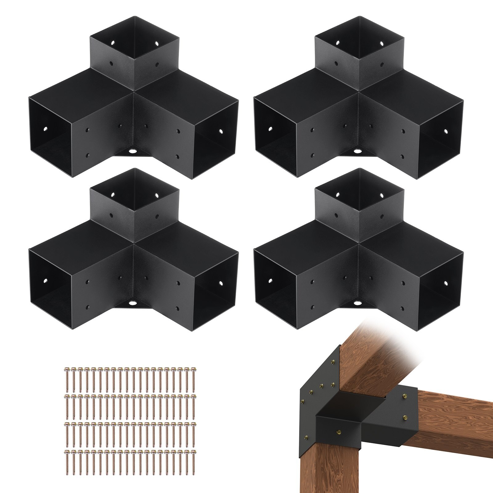 Pergola kronsteinikomplekt 10,2 cm x 10,2 cm, sisemõõt