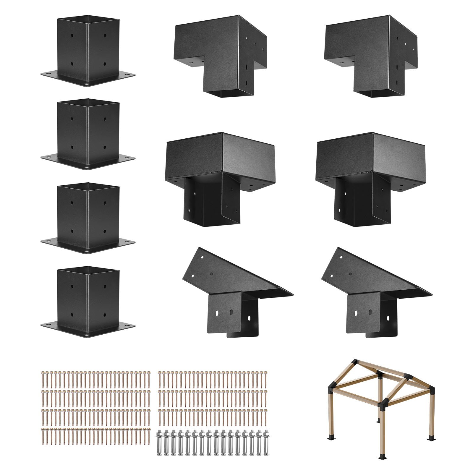 Pergola komplekt, 10,2 x 10, vaatetornile, 14 tk