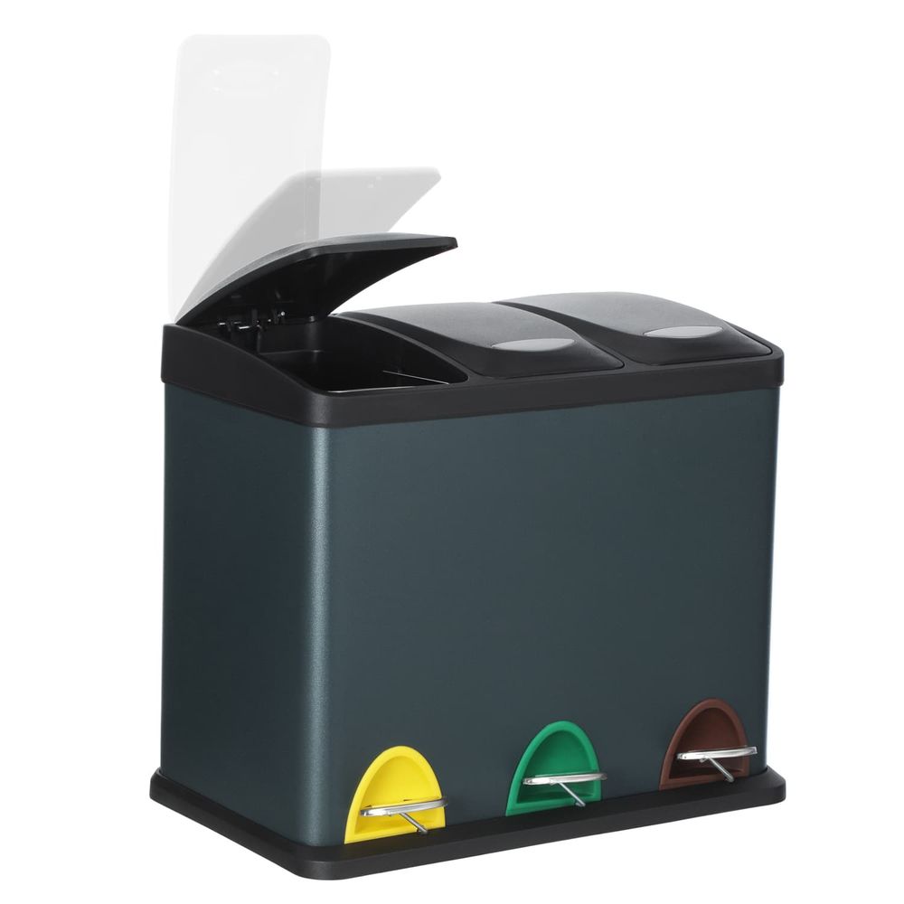 Prügikast köök, 3 x 8 L, väike maht